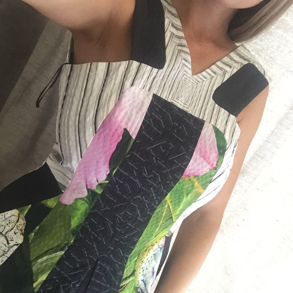 PETER PILOTTO Sleeveless Abstract print sz 8